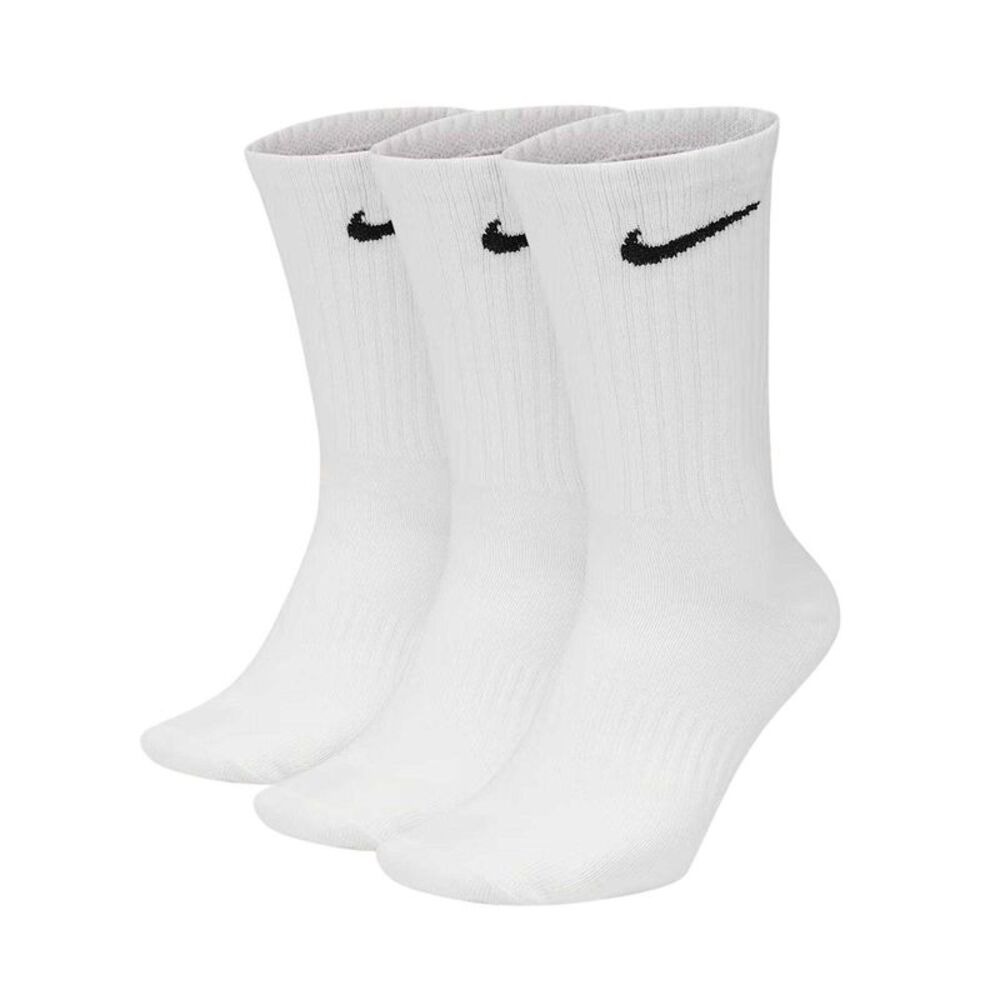 Nike Childrens/Kids Lightweight Crew Socks (Pack of 3) / White